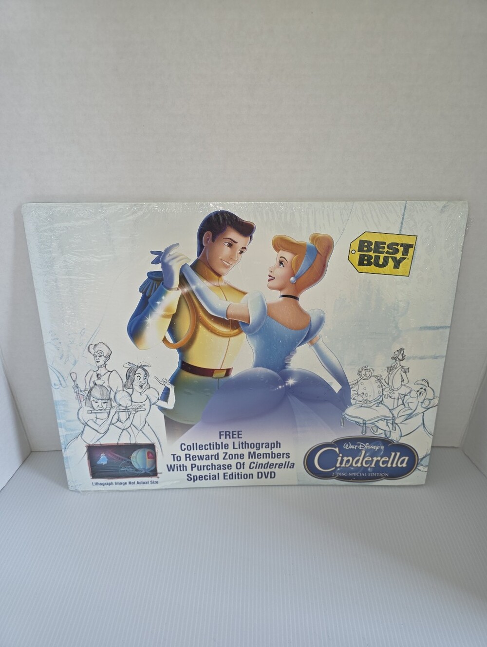 Best Buy Exclusive Disney Cinderella Collectible Lithograph 11x14 NEW